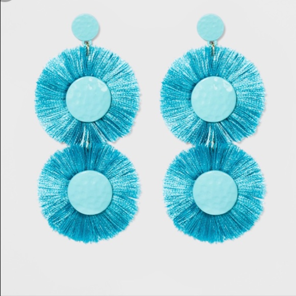 NEW Sugarfix by Baublebar Fringe Dangle Earrings - Picture 1 of 2